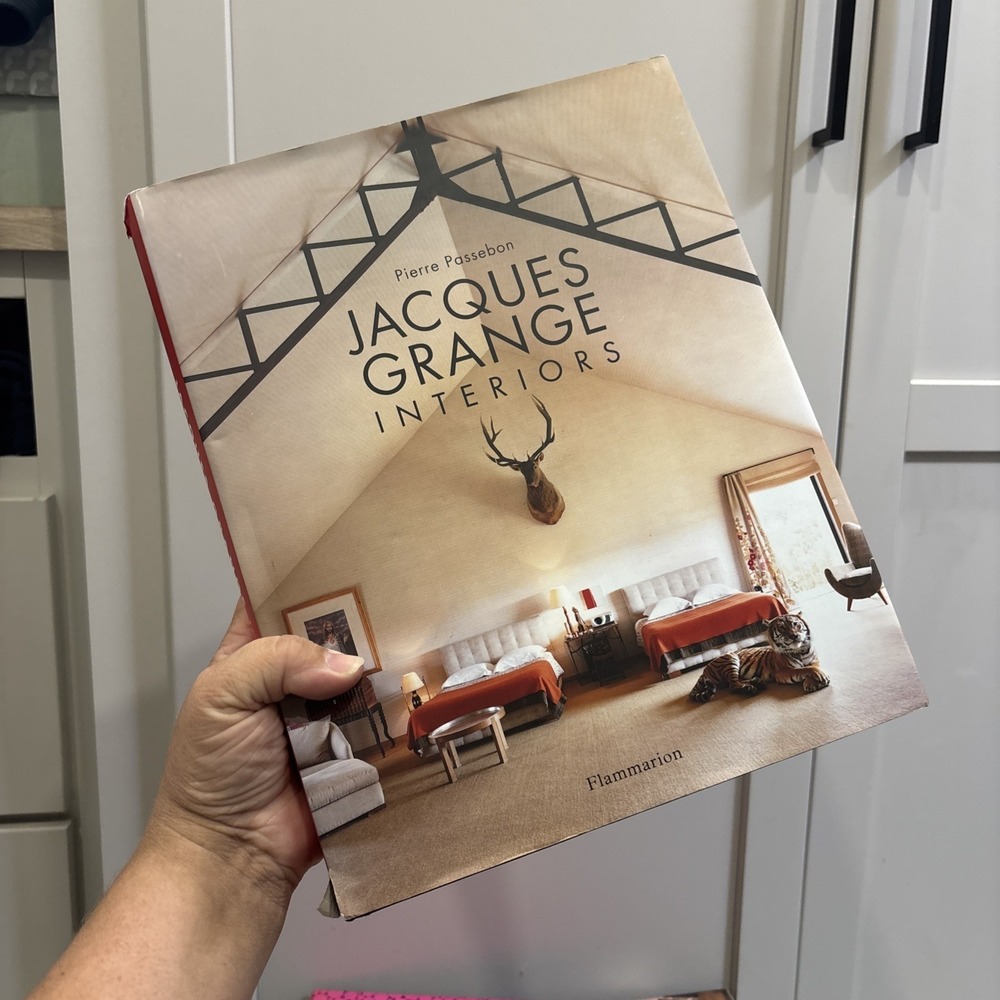Jacques Grange Interiors Pierre Passebon 1st Edition RARE Coffee Table Book Art